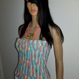 Crochet corset top